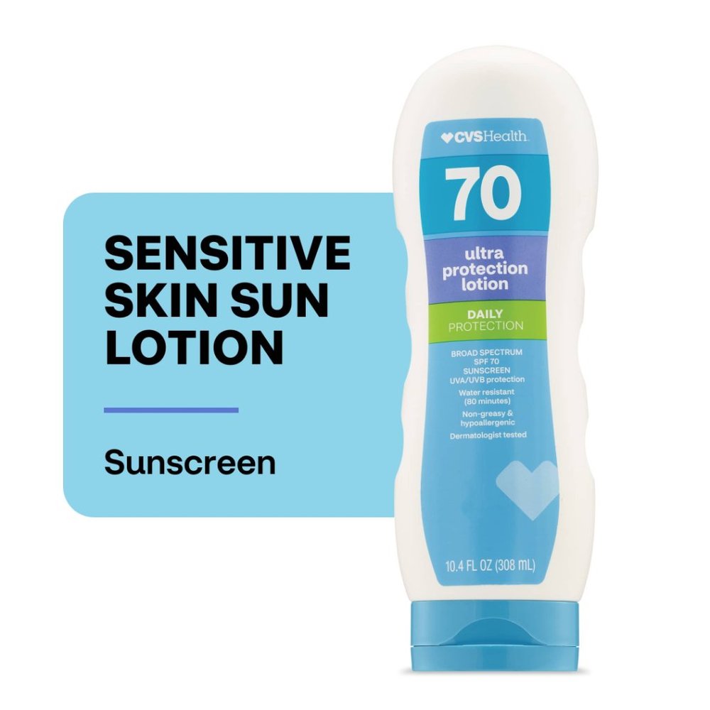 CVS Health SPF 50 Mineral-Based Sun Lotion 10.4oz